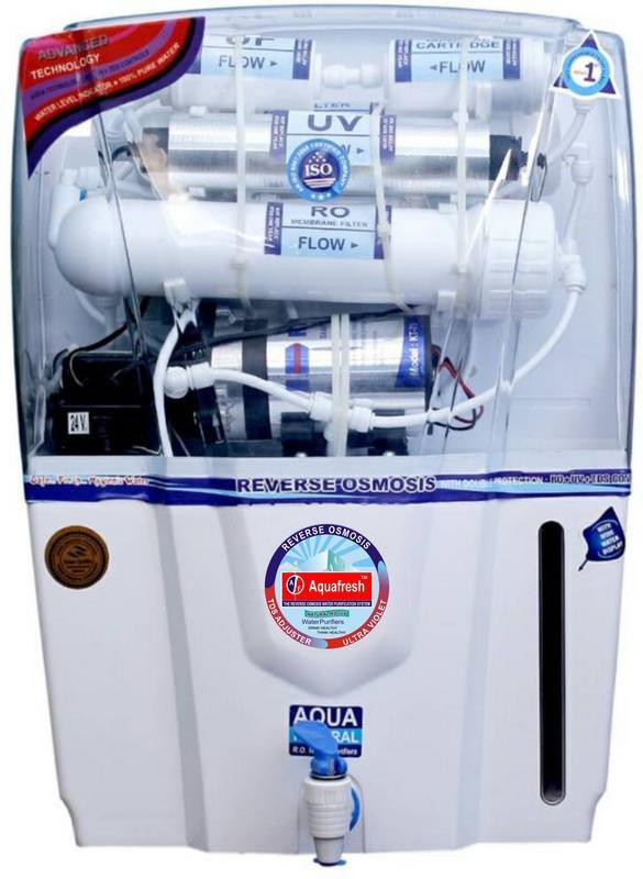 Royal Aquafresh AQUA AUDI 121 LTRS 10 L RO + UV + UF + TDS Water Purifier with Prefilter(White)