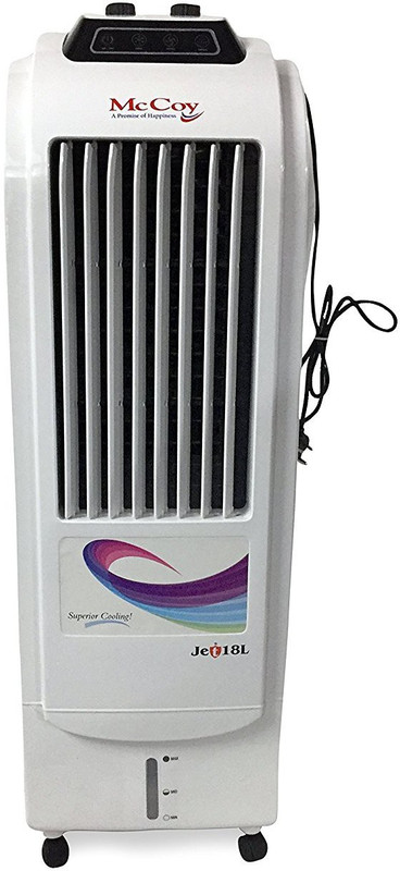 mccoy JET 18L Tower Air Cooler(White, 18 Litres)