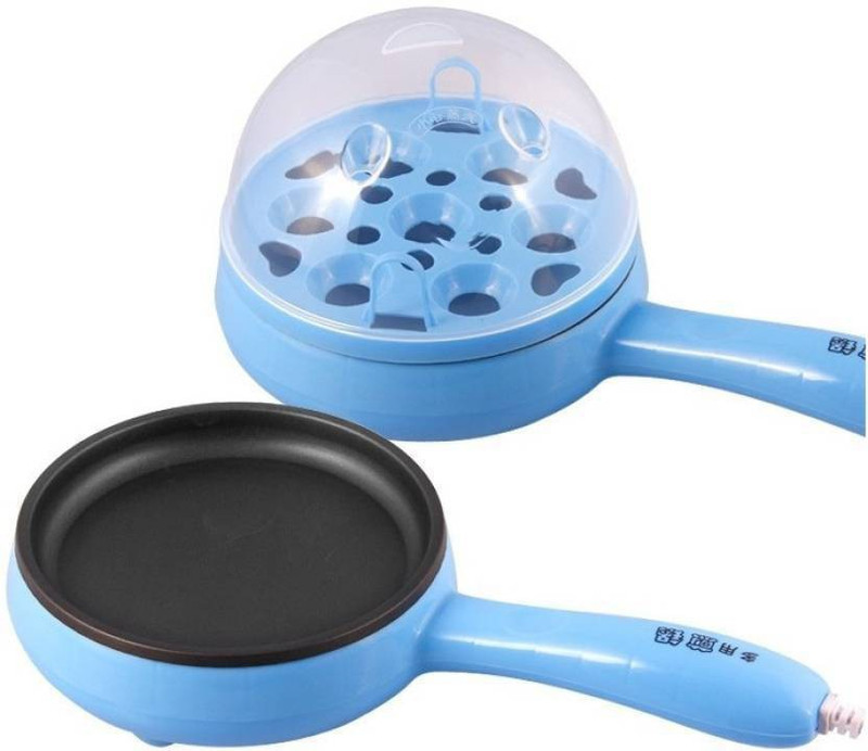 Insasta Non-stick Frying Pan Poacher Boiler and Omelet Maker Electric Egg Cooker(Multicolor, 7 Eggs)