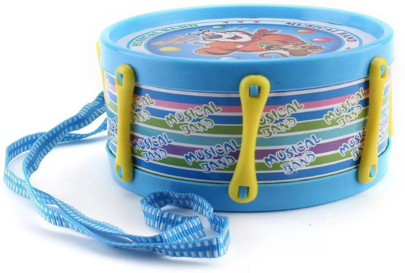 toyztrend MUSICAL DRUM DELUXE JUMBO(DIAMETER=20CM)(Blue, Green)