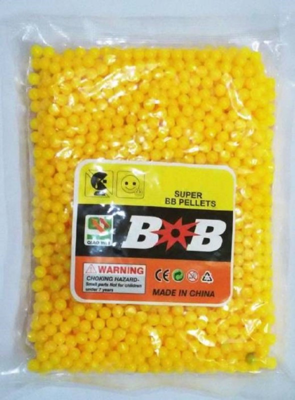 Sakshi Enterprises 1000 Pcs Plastic Bb Bullets For Toy s & Air  For Kids(Yellow)