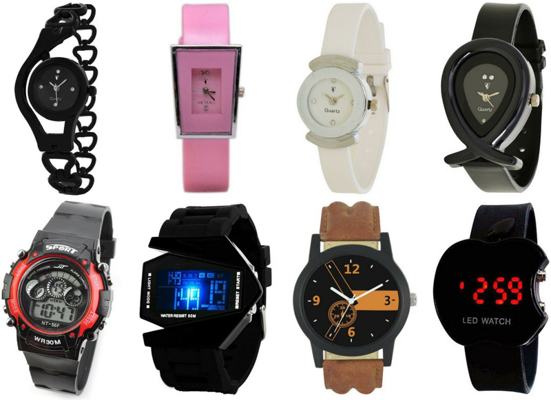 octus Family Mix Stylish Analog-Digital Watch  - For Men & Women