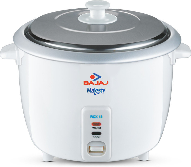 Bajaj Majesty RCX 18 Electric Rice Cooker(1.8 L, White)