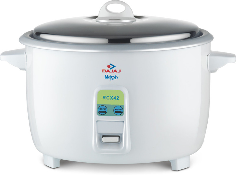 Bajaj Majesty RCX-42 4.2 L Multifunction Electric Rice Cooker(4.2 L, White)