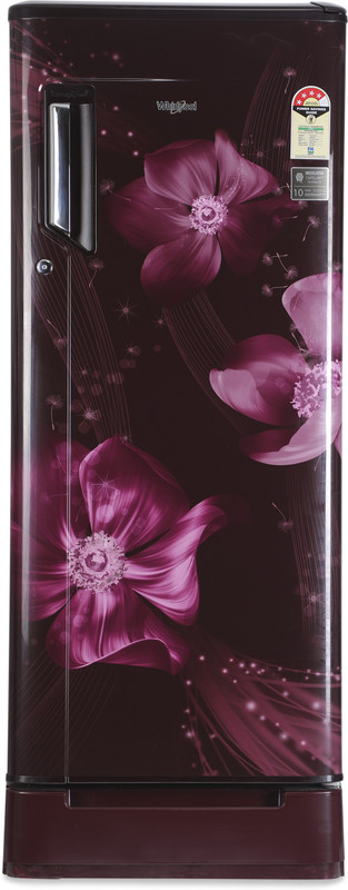 Whirlpool 245 L Direct Cool Single Door 4 Star Refrigerator with Base Drawer(Wine Magnolia, 260 IMFRESH ROY 4S INV)