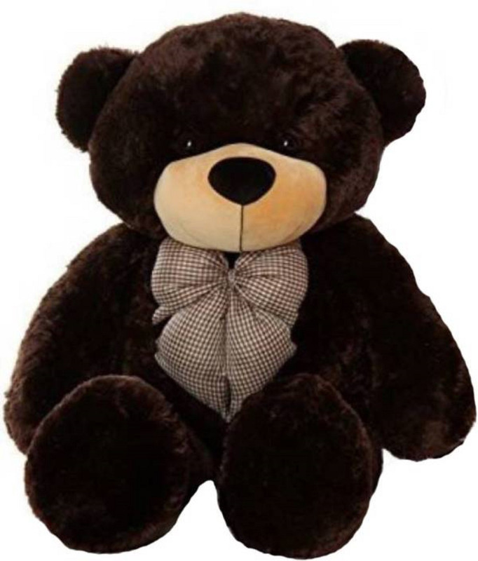 teddy toy 3 Feet Stuffed Spongy Cute & Soft Teddy Bear (Dark Brown)  - 92 cm(Dark Brown)