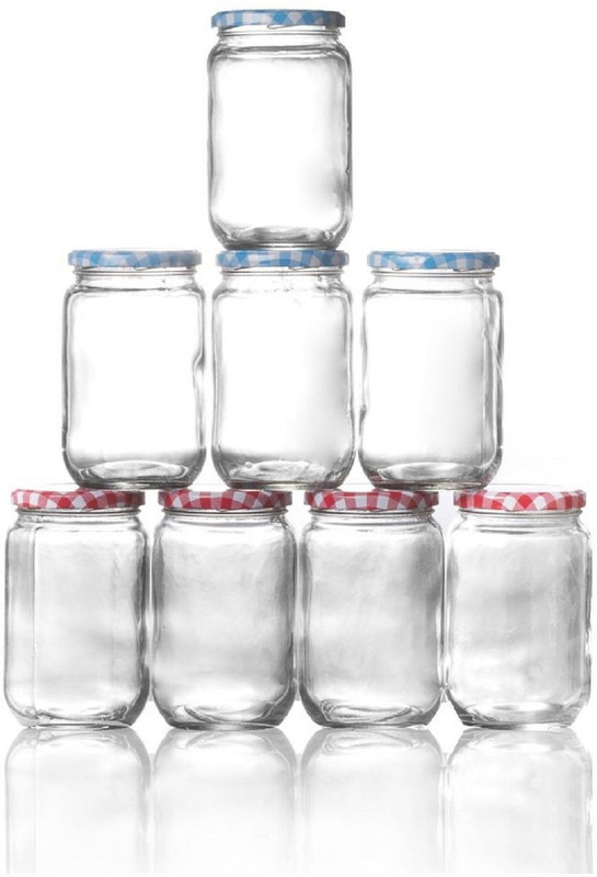 spice jar with colourful lids