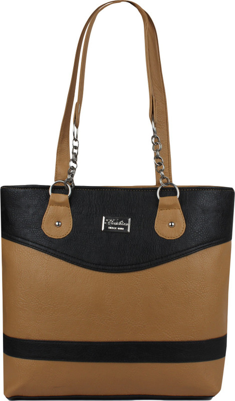 Yours Luggage Women Brown, Black Shoulder Bag Yours Luggage Women Brown, Black Shoulder Bag