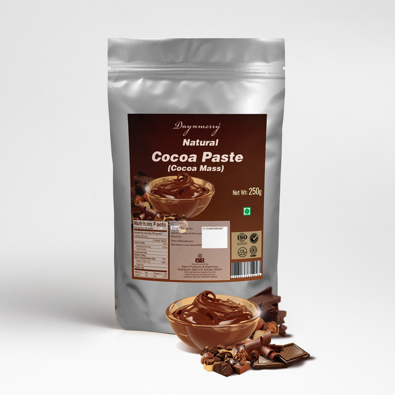 Daynmerry Natural Cocoa Paste - 250 gm Cocoa Paste(250 g)