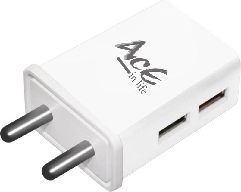 aaceinlife 2110 Mobile Charger(White, Cable Included)