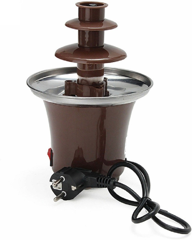 Magnusdeal Chocolate Pro 3-Tier Chocolate Fountain: this will impress guests with elegance and style at any special event. The fountain is a beautiful addition to any dining table, as well as an impressive display at events or casual gatherings with friends and family Chocolate Fountain Maker(3 Tier
