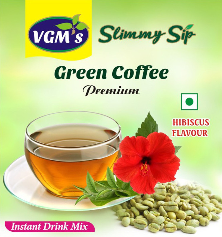 Vgm health care Premium Green Coffee – Hibiscus Flavour Instant Coffee(120 g, Green Coffee Flavoured)