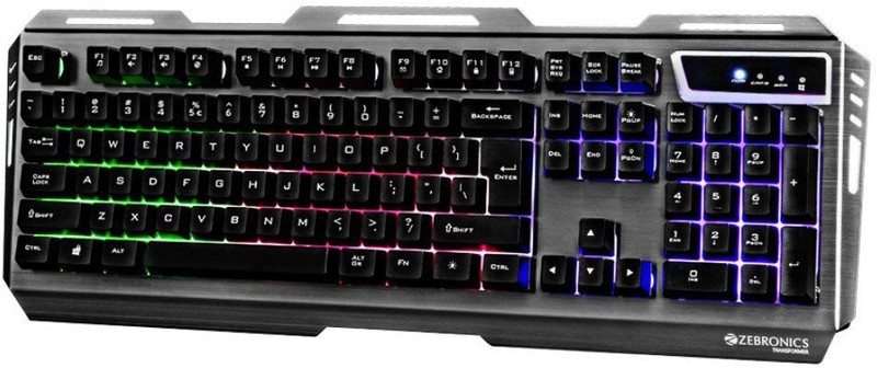 zebronic Transformer Wired USB Gaming Keyboard(Black)