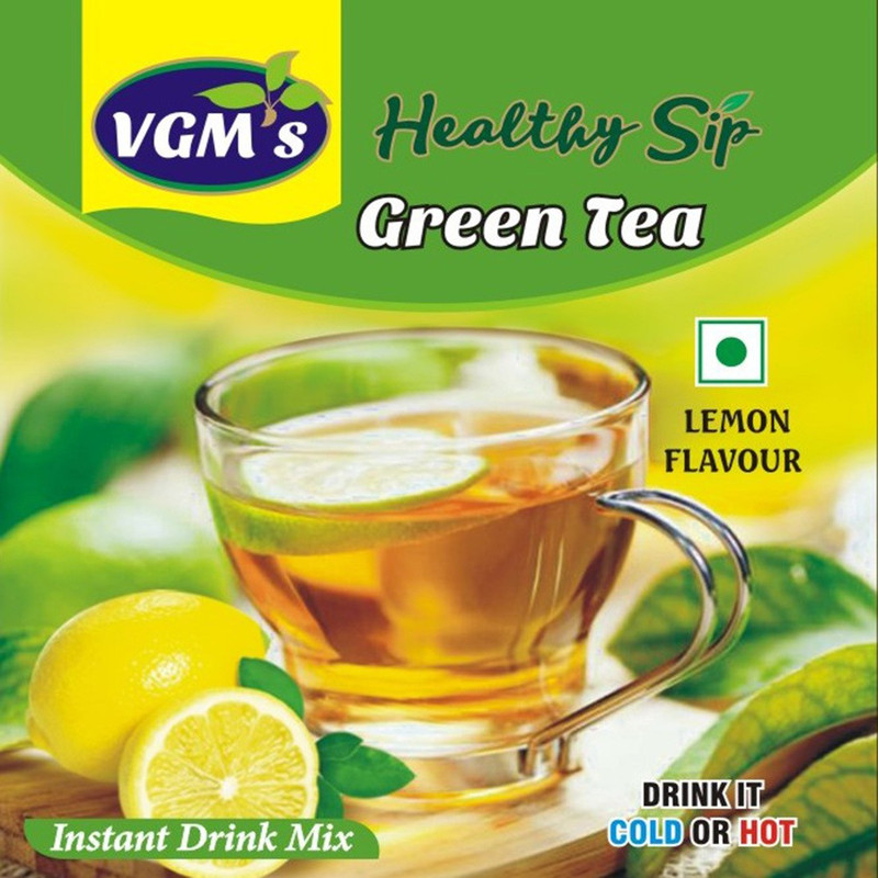 vgm health care Green Tea-Lemon Flavour Lemon Green Tea Box(140 g)