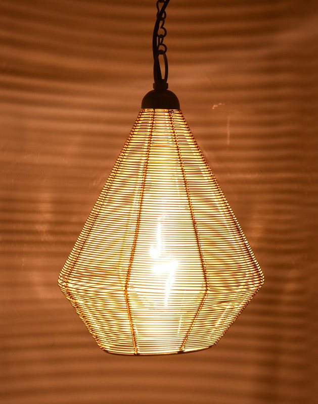 artsy crafts Iron Gold Hanging Lamp Pendants Ceiling Lamp