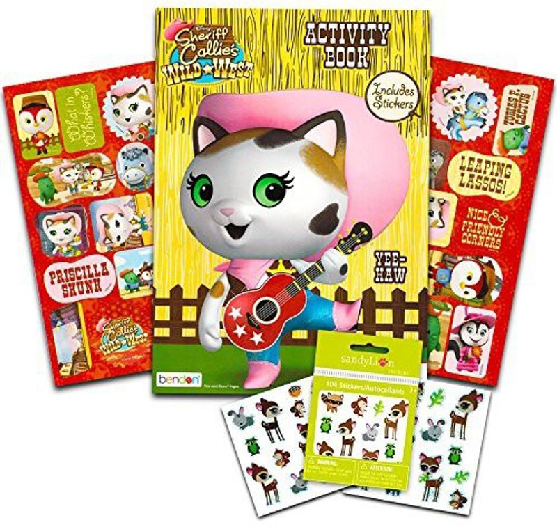Buy Sheriff Callie Disney Stickers Party Favors Activity Book With