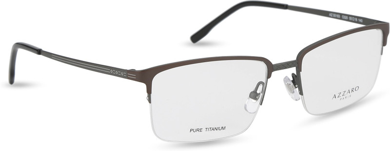 Azzaro Half Rim Rectangle Frame(55 mm)