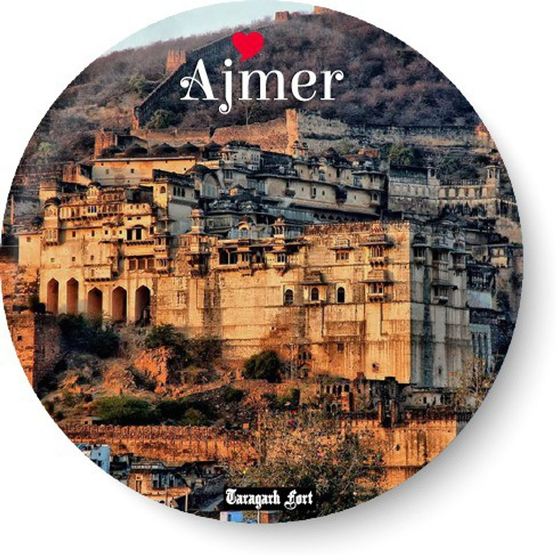 peacockride Love Ajmer Fridge Magnet Pack of 1(Multicolor)