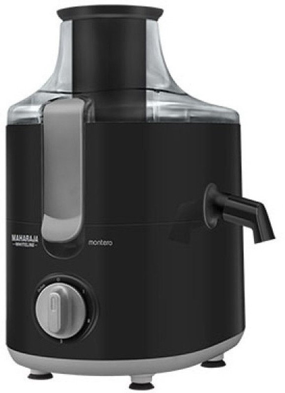 Maharaja Whiteline JUICER MIXER GRINDER MONTERO 550 W Juicer Mixer Grinder(Silver, Black, 3 Jars)