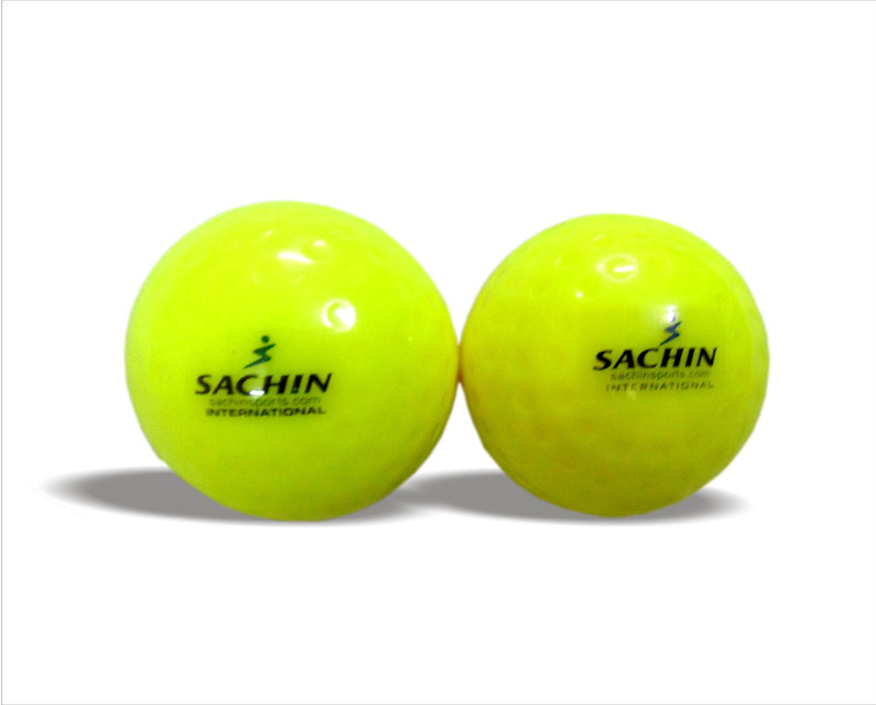 sachin Ball Y 2 Hockey Ball(Pack of 2, Yellow)