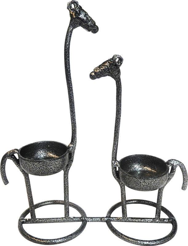 orchid engineers candle holder/ candle stand/ candles tea light holder for home decor Iron 2 - Cup Tealight Holder(Multicolor, Pack of 1)