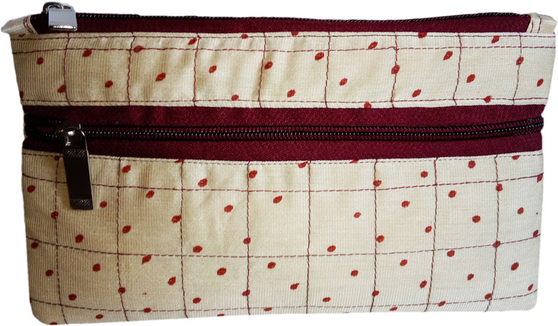 auk Women's Row Silk Polka Dot Hand Purse. SKU ID : PDCMP0145 Coin Purse(Multicolor)