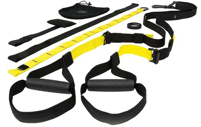welcare Suspension Trainer W1351(A) , Full body workout For Men and Women Resistance Tube(Yellow and black)