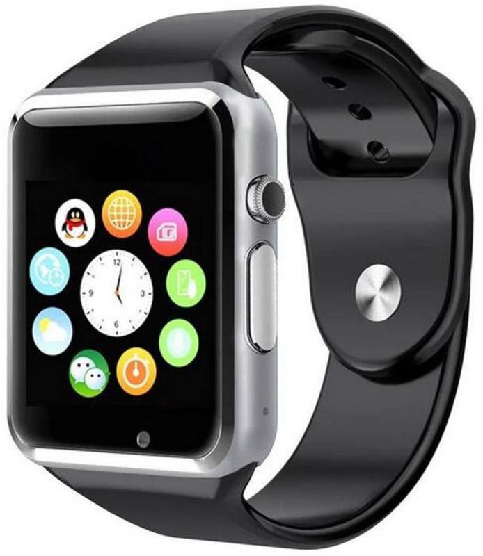 Buy fellkon A1 Silver 1 phone Silver Smartwatch Black Strap