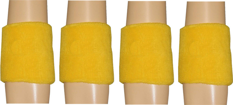 R-Lon Fitness Wrist Band-17 Fitness Band(Yellow, Pack of 4)