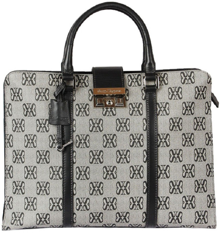 Bag'mour Metallic Accent Multipurpose Bag(Grey, 12 inch)