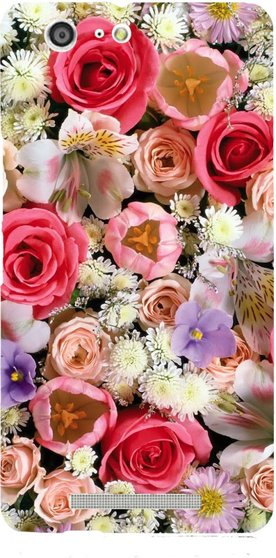 Snapdilla Back Cover for Gionee Marathon M5(Colourful Beautiful Pretty Pink Roses For Girls Superb Phone Case)