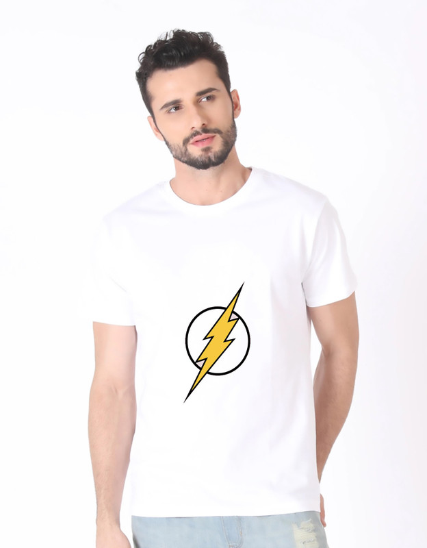 woody walker Printed Men Round Neck White T-Shirt