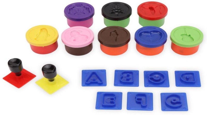 Ratnas EDUCATIONAL DOUGH 3 IN 1 FOR KIDS.(ALPHABET, NUMBERS)48 MOULDS