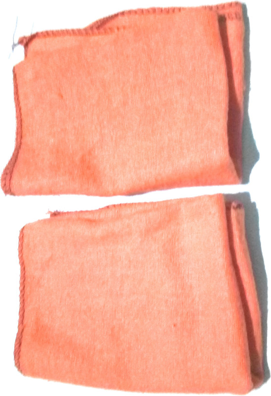 dannu cloth for cleaning ,use car cleaning ,bike cleaning,kitchen cleaning,orange color,cotton made (set of 2) Wet and Dry Cotton Cleaning Cloth(Pack of 2)