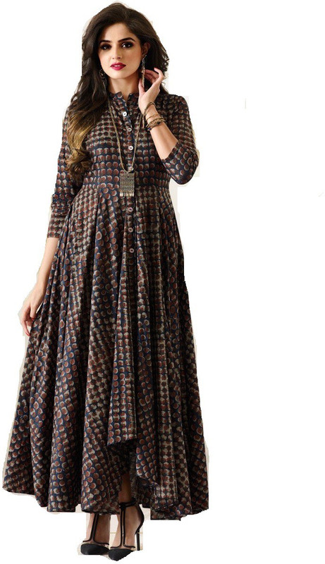 infotech Women Maxi Brown Dress