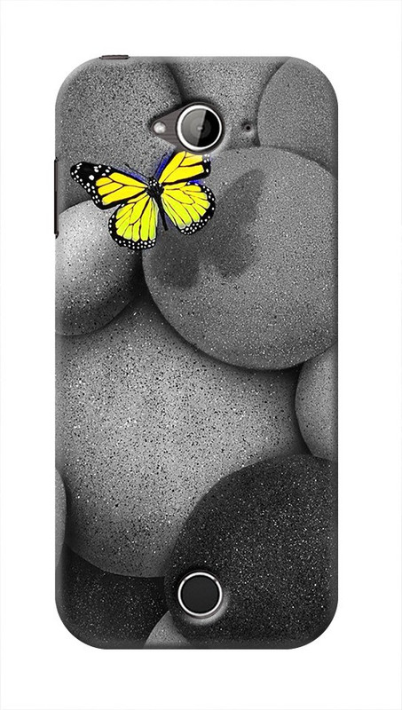 Coberta Case Back Cover for Acer Liquid Z530(Stones Butterfly Design, Hard Case)