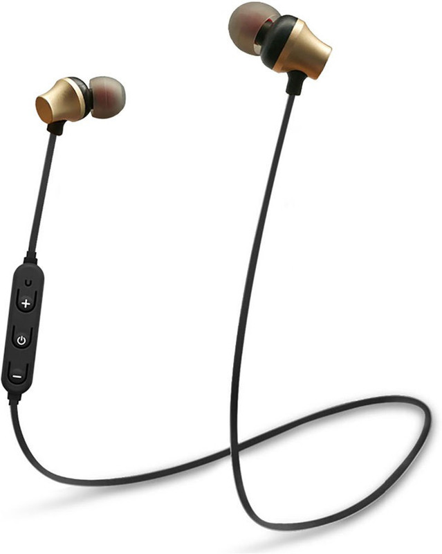 fabzy BGH65 Bluetooth Headset with Mic(Black, In the Ear)