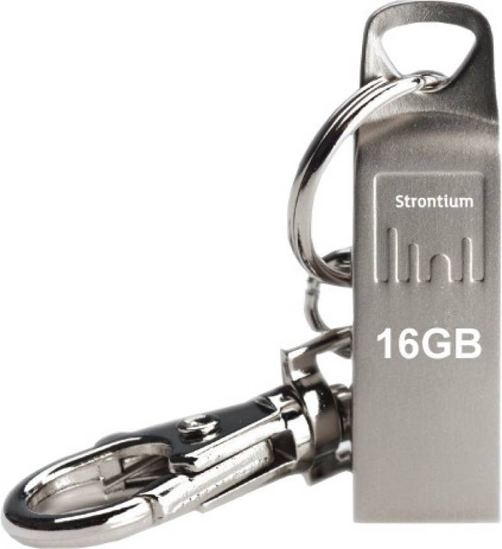 Strontium Ammo USB Flash Drive 16 GB Pen Drive(Silver) Strontium Ammo USB Flash Drive 16 GB Pen Drive(Silver)