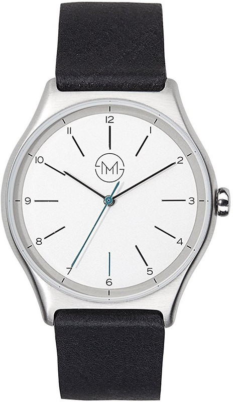 slim made Silver24642 slim made one 02 - Extra flat unisex watch in silver / black Analog Watch  - For Men