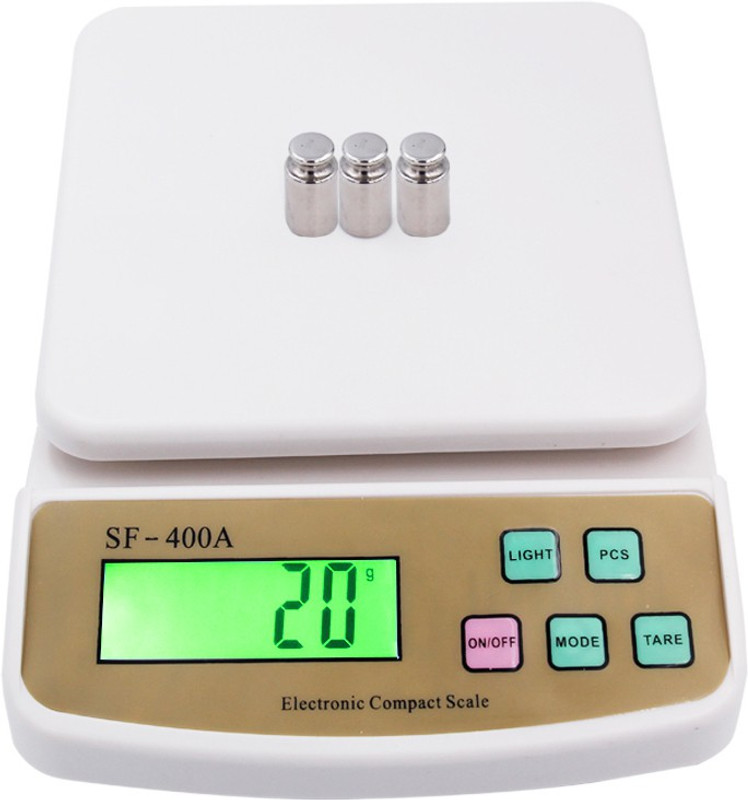 Xhaiden 2g to 10kg Digital Kitchen Multipurpose Weighing Scale(OFF-White)