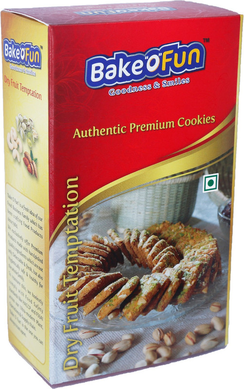 Bakeofun Dry Fruit Temptation Cookies(225 g)