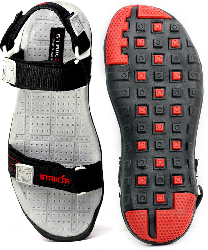 Striker Men Black Sandals
