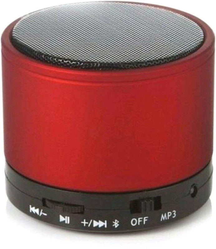 k dudes Mini Bluetooth Wireless Speaker (S10) Z-W10 3 W Bluetooth  Speaker(Red, 2.1 Channel)