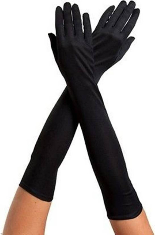 Daviel Stylish Looks Black Cotton Full sleeve Finger Sleeve(Pack of 2)