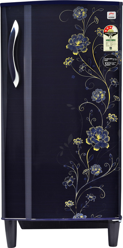 Godrej 185 L Direct Cool Single Door 3 Star Refrigerator(Art Blue, R D EDGE 200 WHF 3.2 ART BLU)