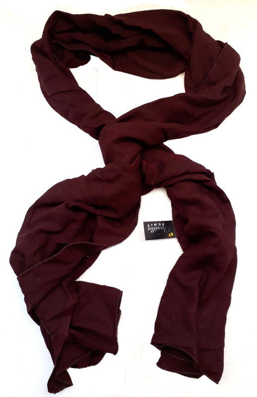 vanilla scarf Solid Cotton Linen Blend Men & Women Scarf, Stole