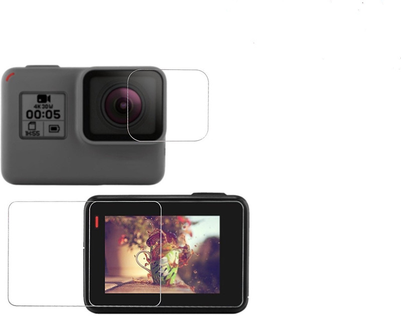 oesis Tempered Glass Guard for GoPro Hero 5 / Hero 6 Front & Back Screen Protector Scratch Guard Tempered Glass(Pack of 1)