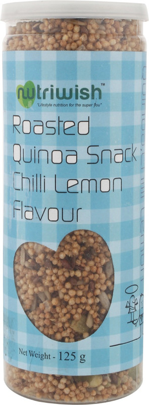 Nutriwish Roasted Quinoa Snack, Chilli Lemon(125 g)