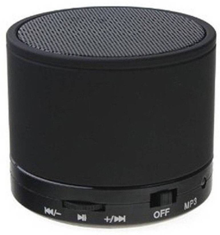 k dudes Mini Bluetooth Wireless Speaker (S10) DUDE-11 3 W Bluetooth  Speaker(Black, 2.1 Channel)