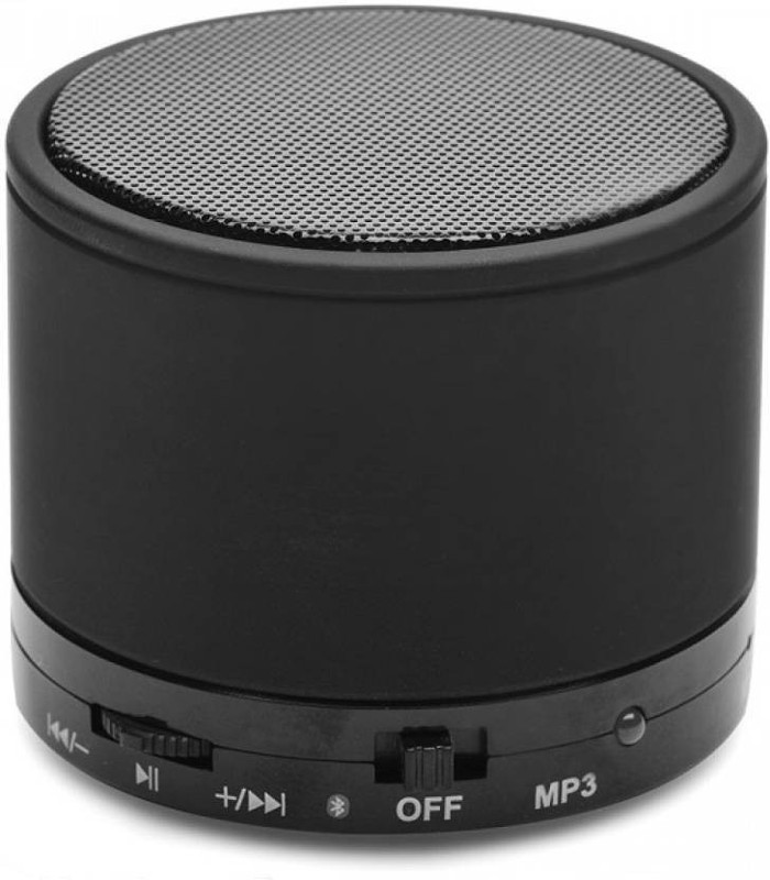 k dudes Mini Bluetooth Wireless Speaker (S10) DUDE-09 3 W Bluetooth  Speaker(Black, 2.1 Channel)